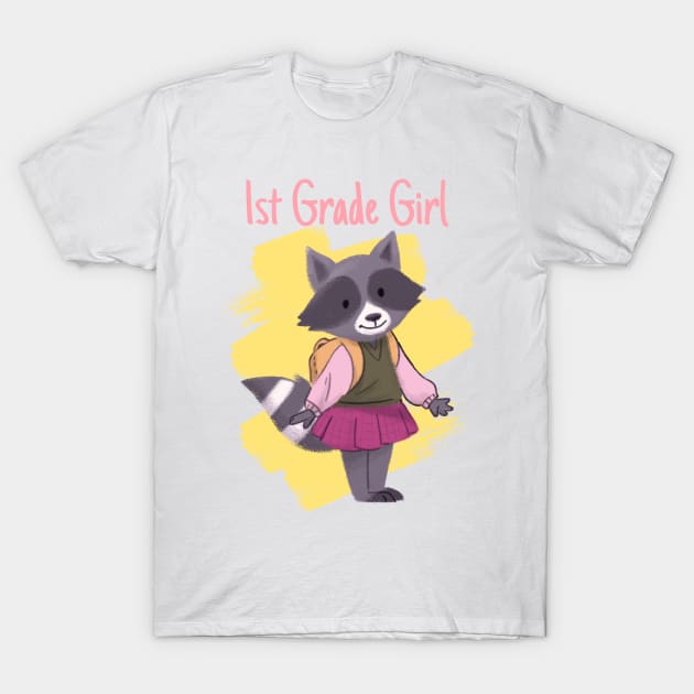 First Grade Girl T-Shirt by I Love My Family